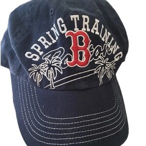 Boston Red Sox MLB Spring Training Ball Cap Navy Blue Embroidered Adjustable OS